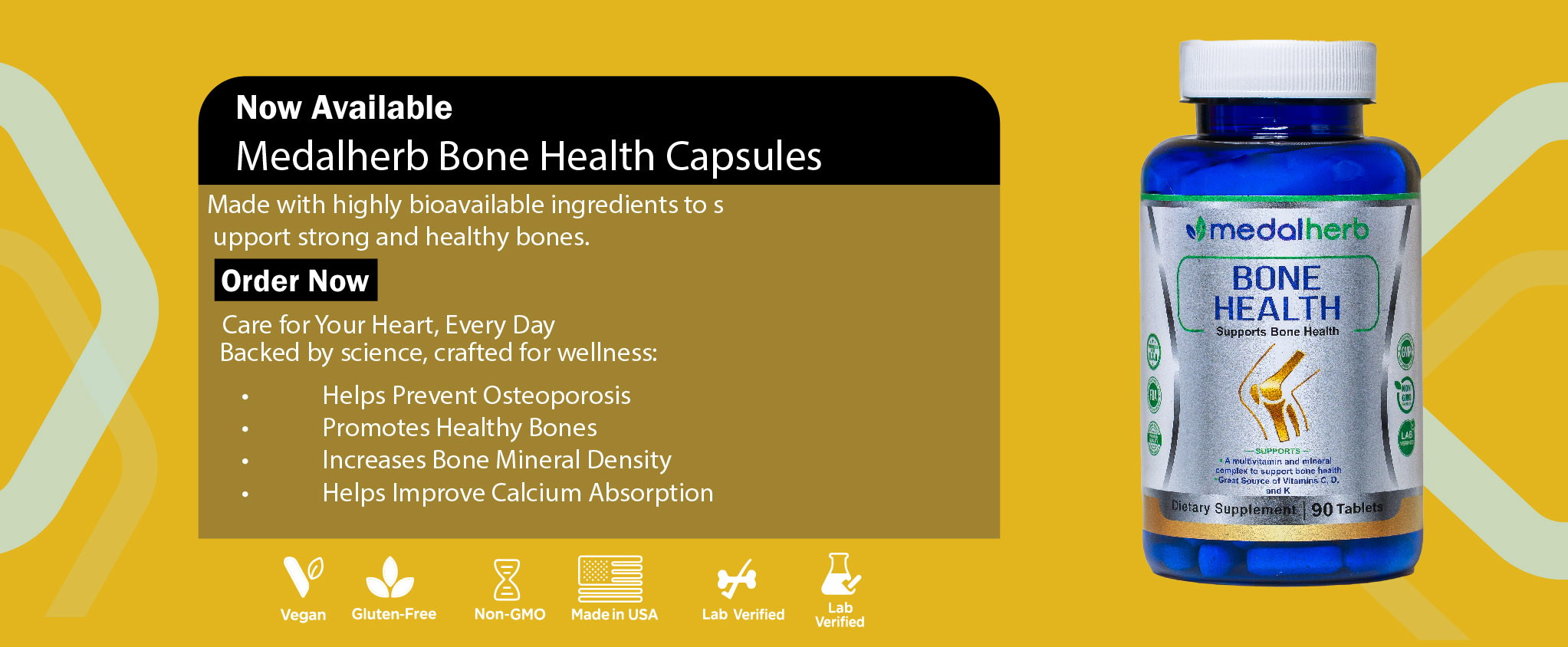 Medalherb Bone Health Capsules Cover
